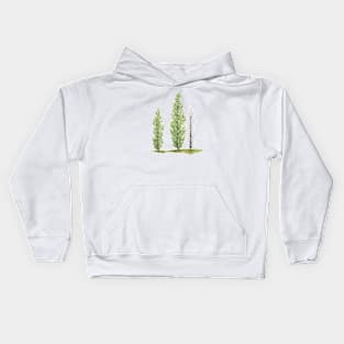 January 28th birthday flower Kids Hoodie